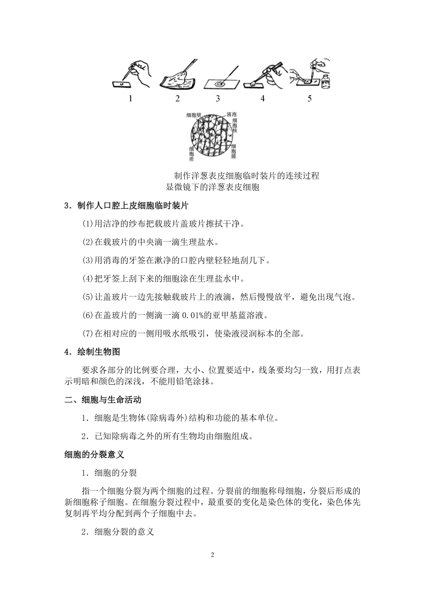 【备考2023】浙教版科学中考第一轮复习--生物模块（二）：细胞【word，含答案解析】