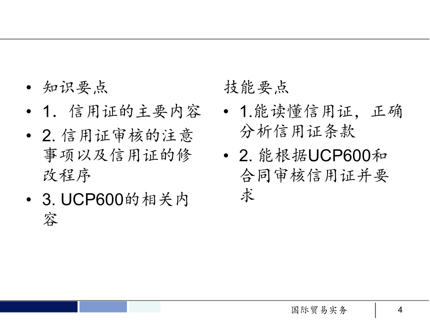 任务10 信用证条款的审核和修改 课件(共37张PPT）- 《国际贸易实务 第5版》同步教学（机工版·2021）