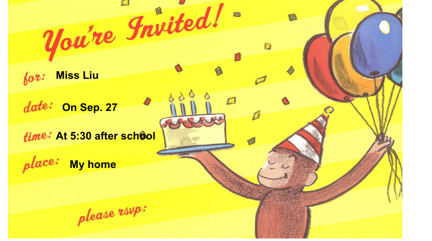 Unit 3 Would you like to come to my birthday party？Lesson14 课件（19张ppt）