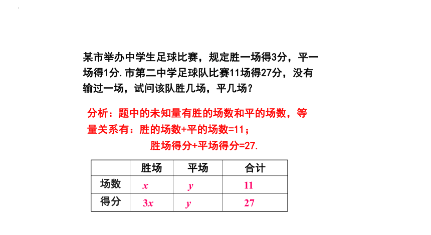 6.11一次方程组的应用(1) 课件(共14张PPT) 2022—2023学年沪教版（上海））六年级第二学期