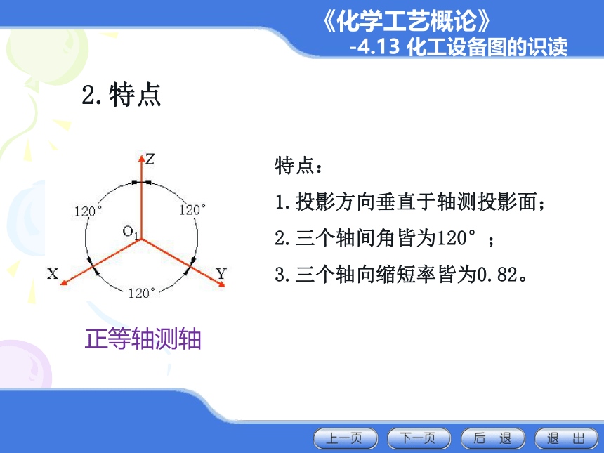 4.12管道轴测图的识读与绘制、4.13化工设备图的识读 课件(共33张PPT)-《化学工艺概论 》同步教学（化工版）