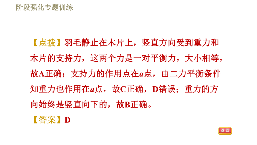 鲁科版八年级下册物理习题课件 第6章 阶段强化专题训练（二）  专训1  二力平衡条件及其应用（24张）