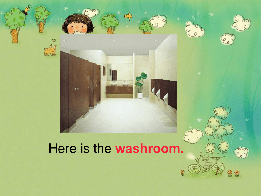 Unit 1 Lesson 4 Washroom and Library 课件(共22张PPT)
