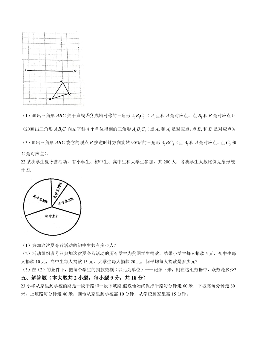 湖南省娄底市涟源市2022-2023学年七年级下学期期末数学试题（含答案）