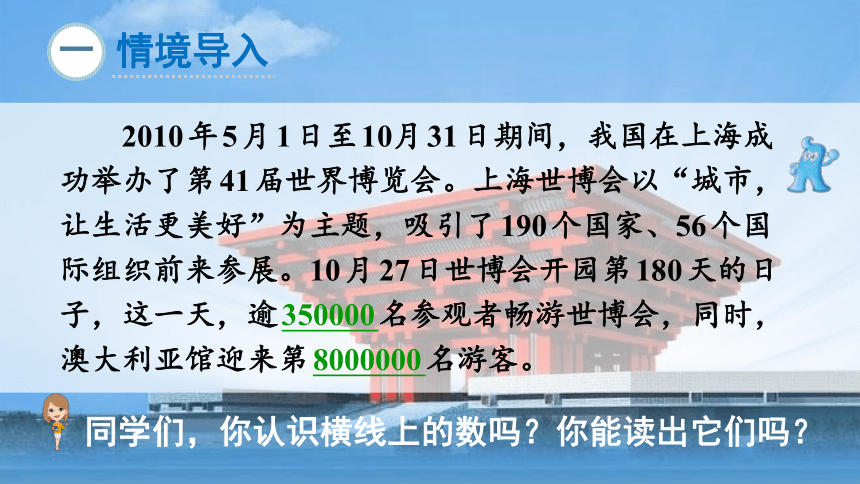 苏教版四年级数学下册2.1 认识整万数（教学课件）(共19张PPT)