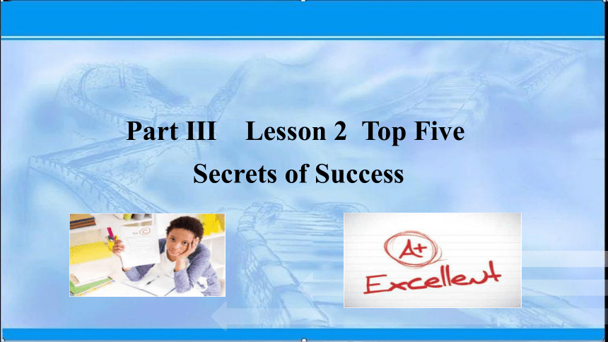 北师大版（2019）选择性必修一：Unit2 Success Lesson 2 Top Five 课件（57张ppt）