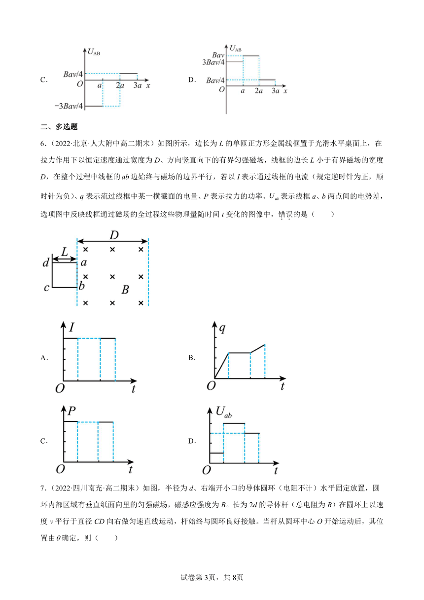 第2章 电磁感应及其应用 同步训练卷（word版含答案）