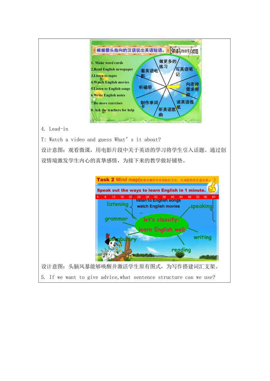 Unit 1 How can we become good learners？SectionB 2a-3b Self check 教案