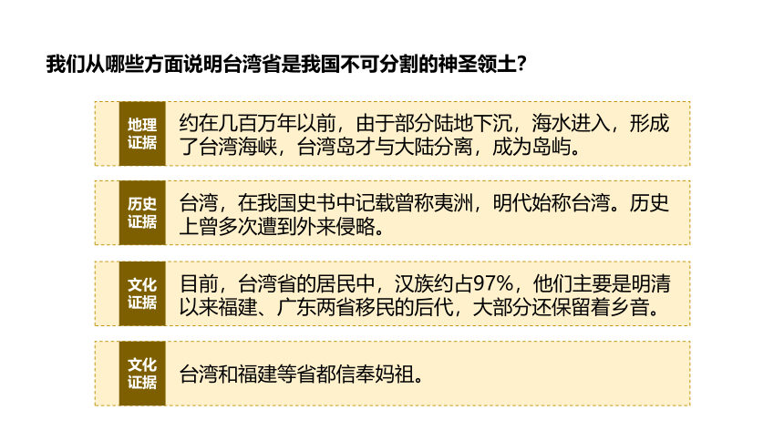 【推荐】人教版八下地理7.4祖国的神圣领土——台湾省（共39张PPT）