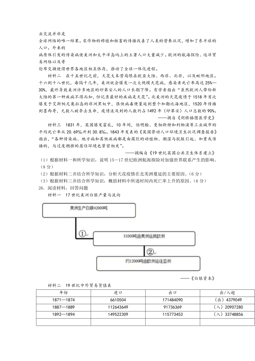 云南省曲靖市兴教学校2022-2023学年高二4月月考历史试题（解析版）