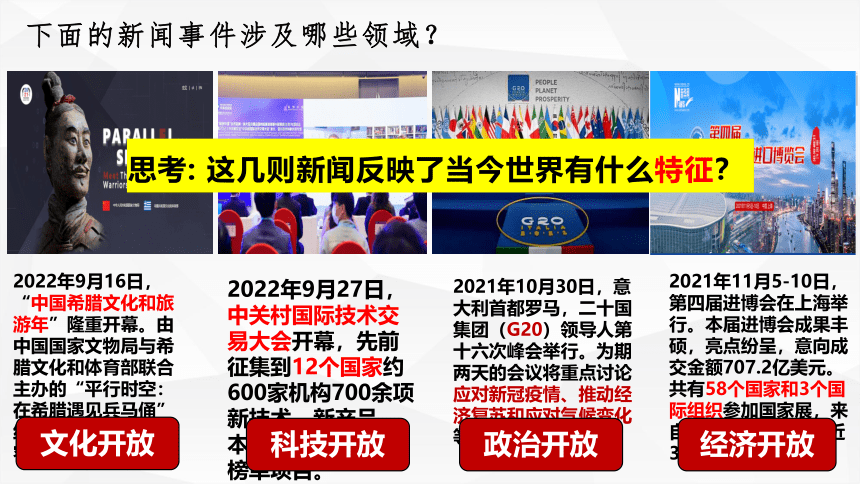 1.1开放互动的世界 课件(共35张PPT)