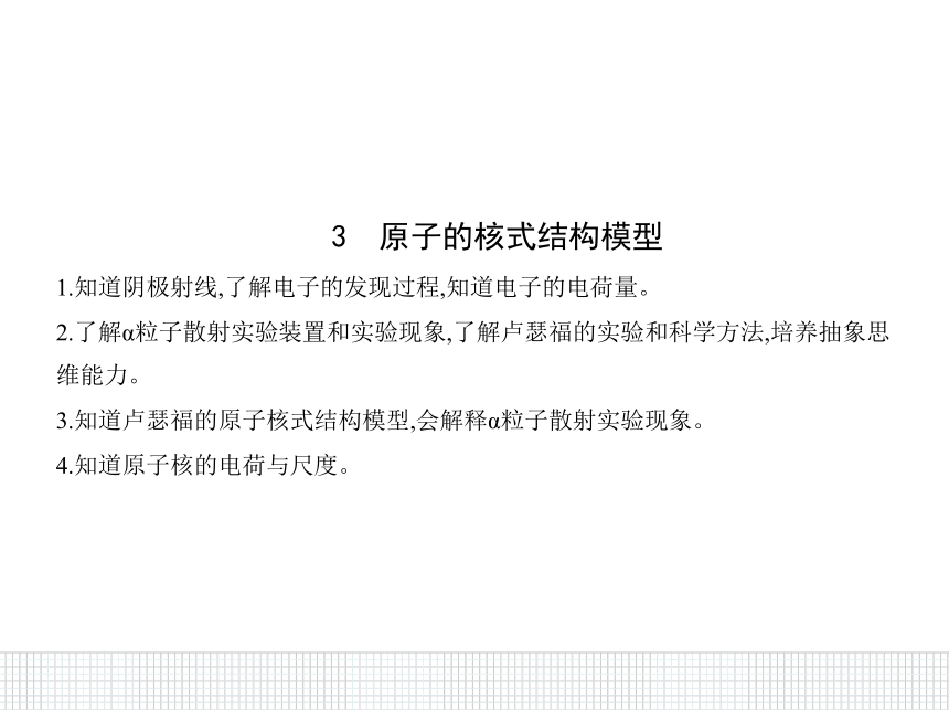 2020-2021学年高二下学期物理人教版(2019)选择性必修第三册课件：4.3原子的核式结构模型14张PPT