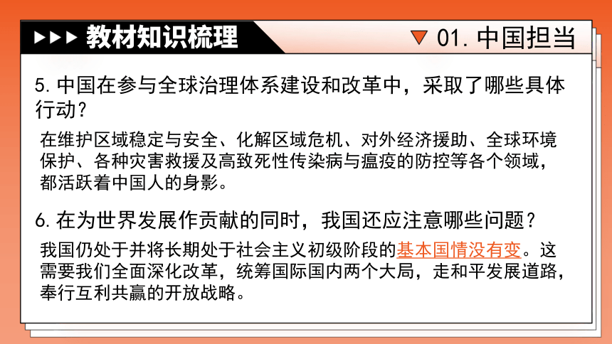 专题22《世界舞台上的中国》全国版道法2024年中考一轮复习课件【课件研究所】