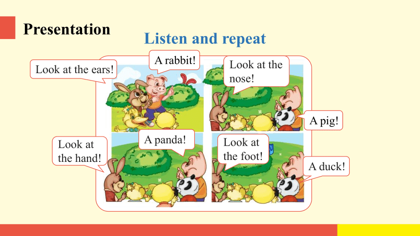 Unit 3 Look at my nose Lesson 18课件（13张PPT)