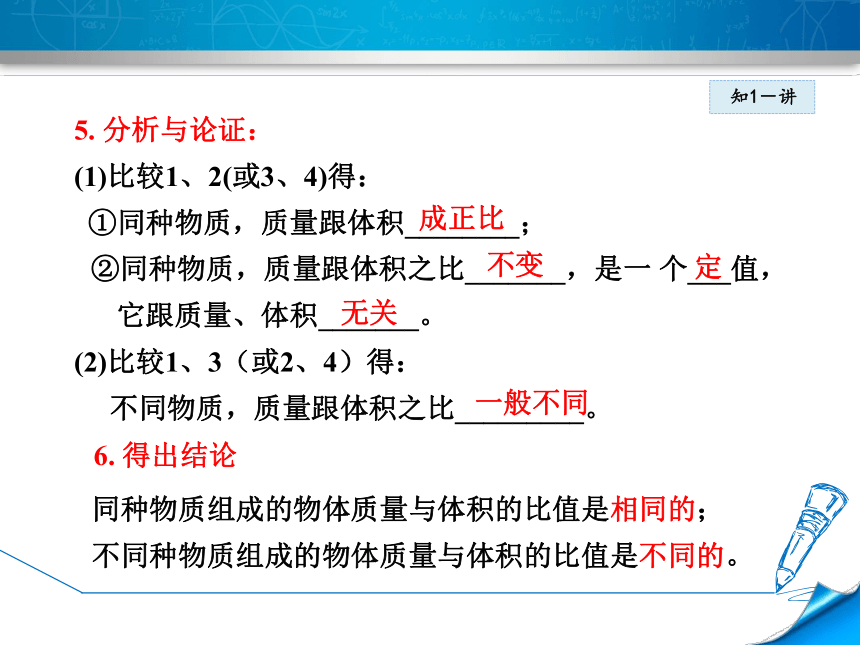 粤沪版物理八年级上册 5.2 探究物质的密度 (共36张PPT)