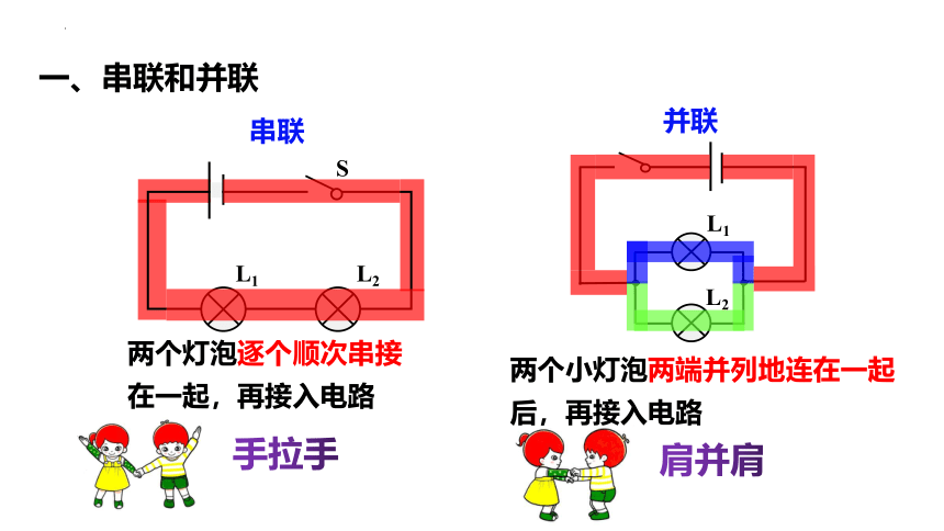 14.3 连接串联电路和并联电路 课件（共34张PPT）2022-2023学年沪科版九年级全一册物理