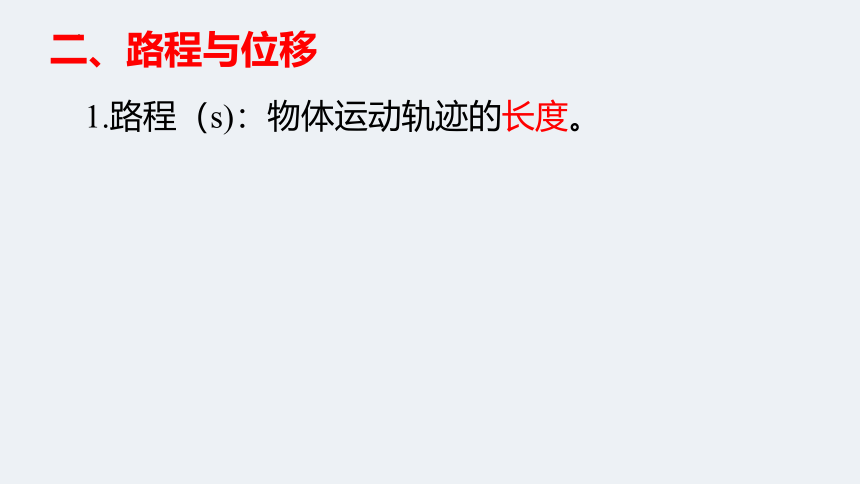 1.2位移与路程 课件 -2022-2023学年高一上学期物理教科版（2019）必修第一册(15页)