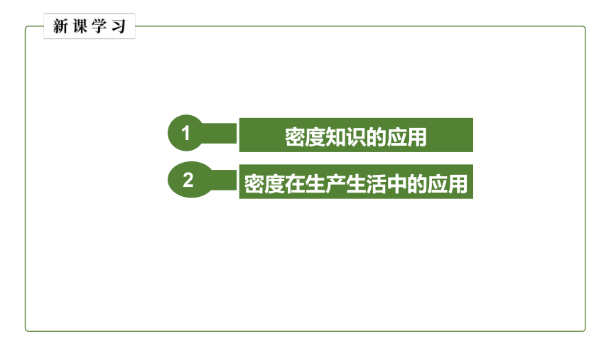 6.4活动：密度知识应用交流会课件2021－2022学年教科版物理八年级上册(共19张PPT)