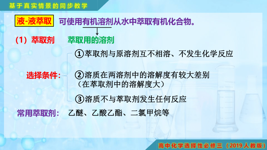 1.2.1 有机化合物的分离、提纯-高二化学课件(共18张PPT)（人教版2019选择性必修3）