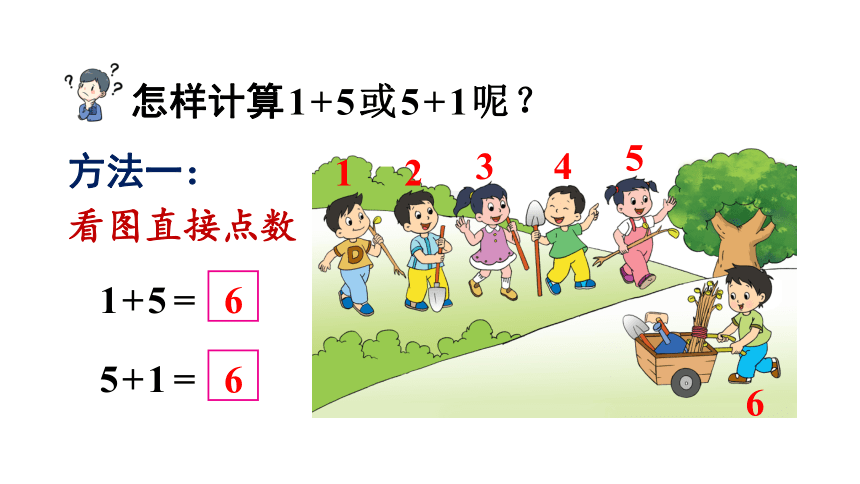 苏教版一年级上册数学  8.4 得数为6、7的加法  课件（18张PPT）