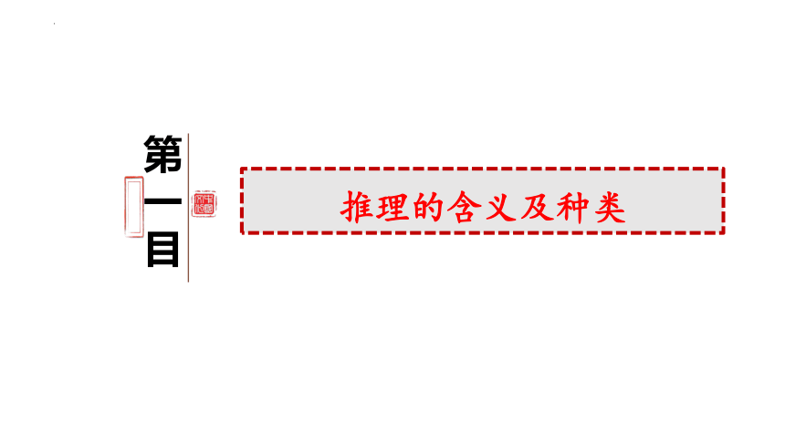 6.1推理与演绎推理概述 课件（共20张ppt+1个内嵌视频）高中政治统编版选择性必修三