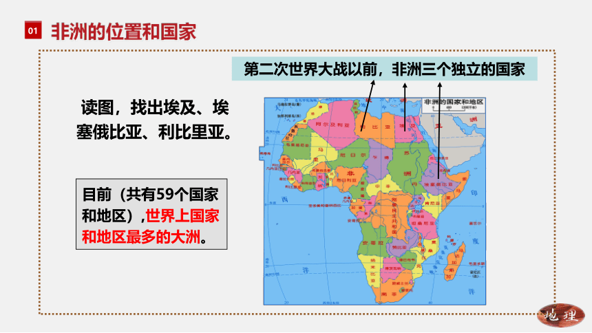 2021-2022学年湘教版七年级地理下册6.2非洲（第1课时）精品课件(共26张PPT)