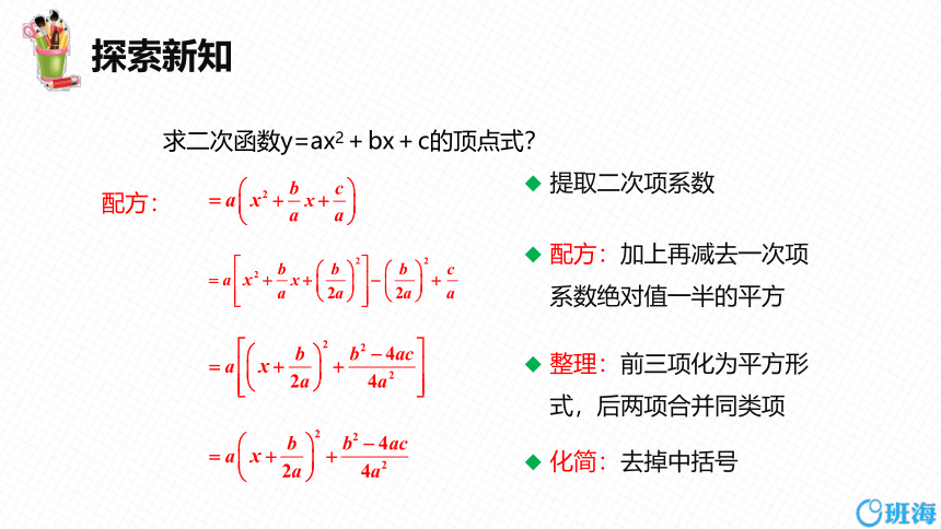 人教版（新）九上-22.1.4  二次函数y=ax2+bx+c的图象和性质 第一课时【优质课件】