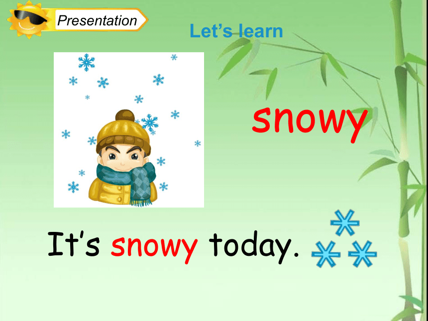 Unit 4 How's the weather today？Lesson19 课件（18张ppt）