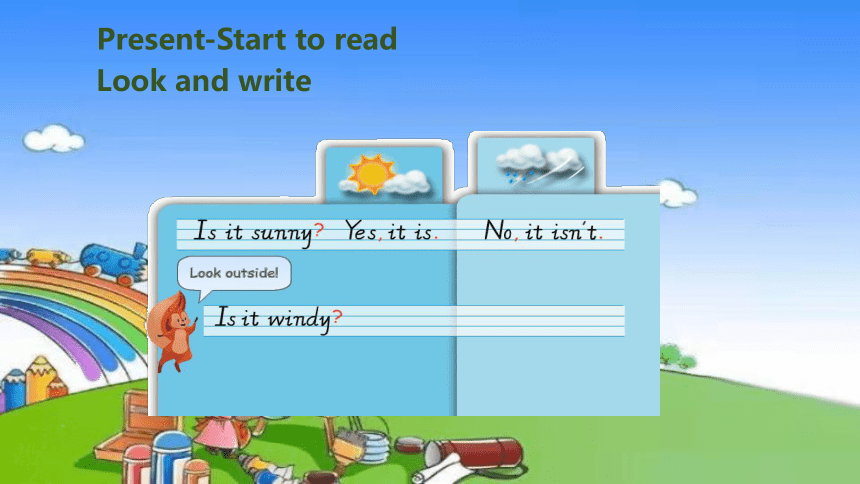 Unit 3 Weather PartB Read and write & Let's check & Let's sing课件(共17张PPT)