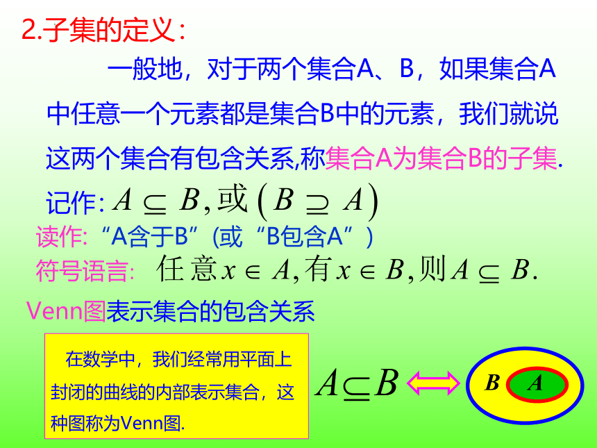 1.2 集合间的基本关系 课件（共16张PPT）