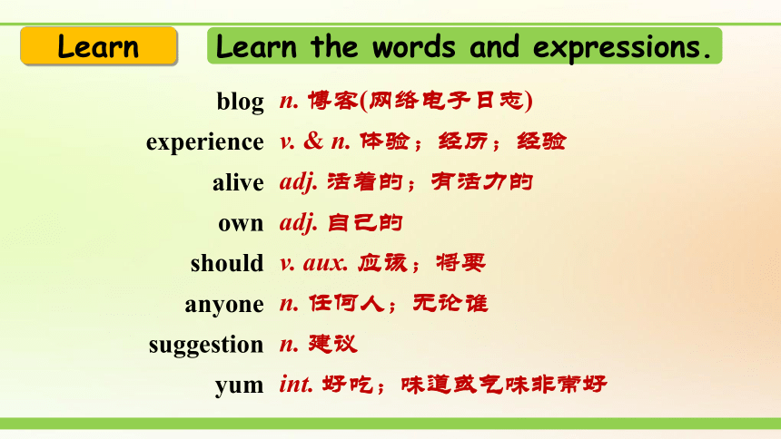 Lesson 12  A Blog about the Silk Road 课件(共30张PPT）2022-2023学年冀教版七年级下册
