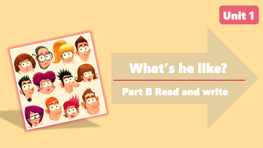 Unit 1 What’s he like？B Read and write课件（共24张PPT）