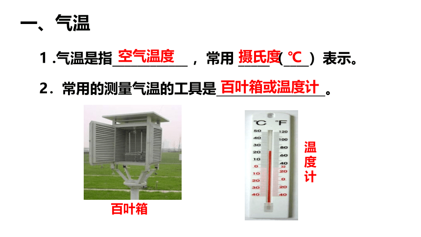 4.2.1气温和降水课件-2022-2023学年七年级地理上学期湘教版（共32张PPT）