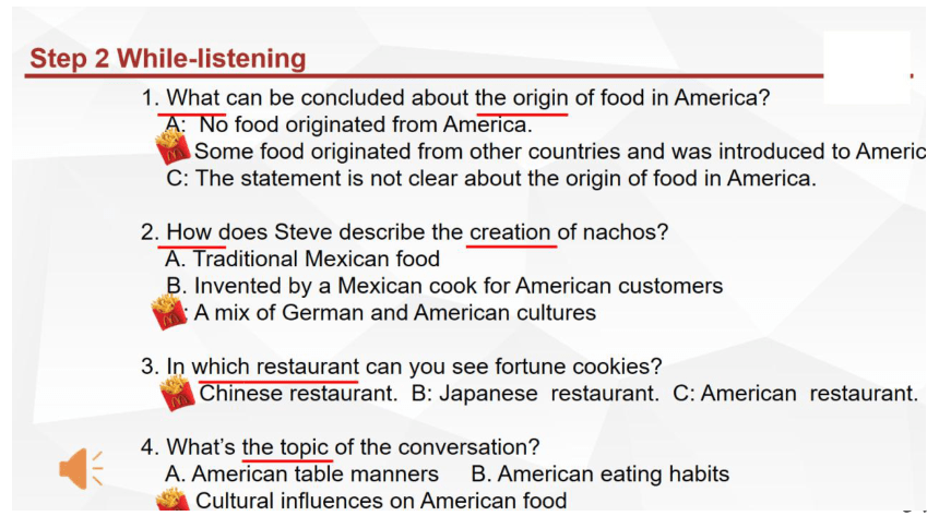 人教版（2019）必修第三册Unit 3 Diverse Cultures Listening and Speaking 课件(共50张PPT)