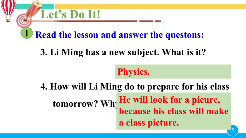 冀教版八年级上册 Unit 1 Lesson 1 Back to School 课件 (共18张PPT，无音频)