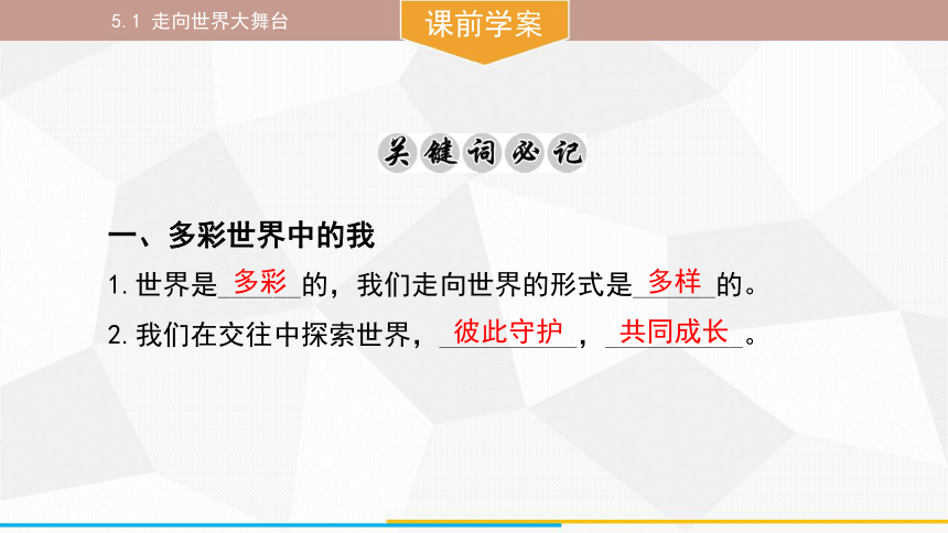 （核心素养目标）5.1 走向世界大舞台 课件(共29张PPT) 统编版道德与法治九年级下册