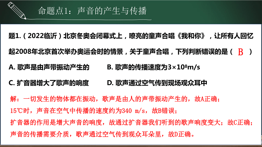 第15讲 声现象-2023年中考物理一轮命题点详解 复习课件 (共17张PPT)