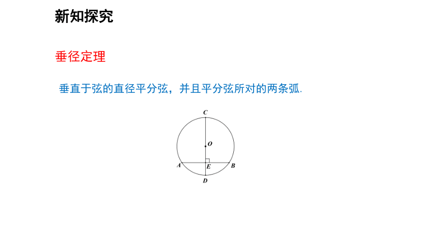 2021-2022学年度湘教版九年级数学下册 2.3 垂径定理 课件 (共13张PPT)