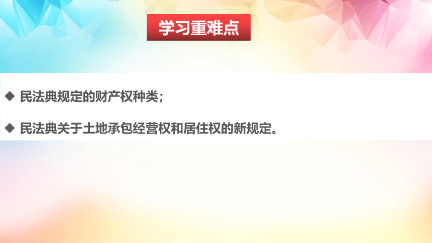 政治统编版选择性必修二2.1保障各类物权（共29张ppt）