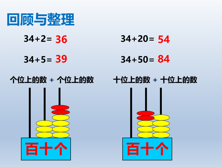 小学数学苏教版一年级下册 四100以内的加法和减法(一) 两位数加整十数、一位数（练习七）课件（13张ppt）