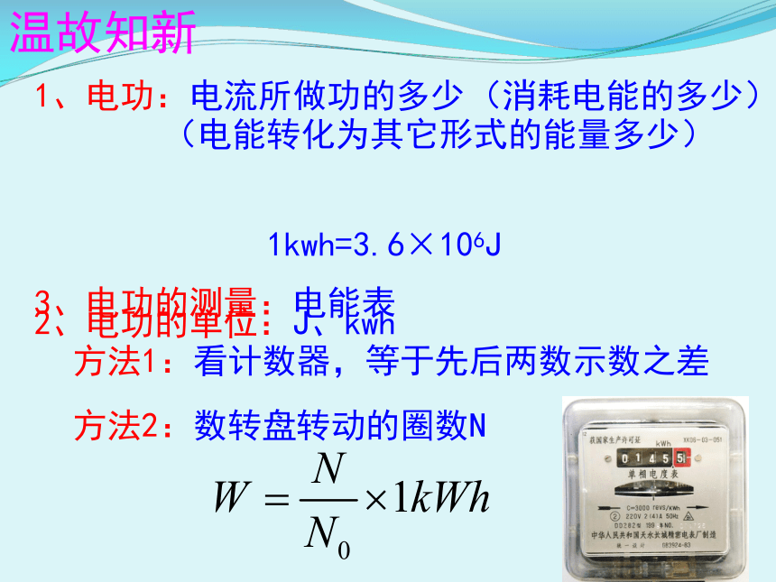 15.2认识电功率     课件   2022-2023学年沪粤版物理九年级上册(共30张PPT)