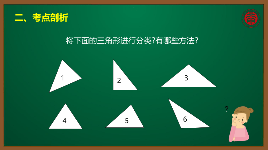 小数四年级考点精讲 三角形的分类 课件（12张PPT）
