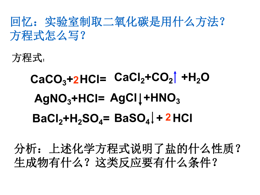 2020-2021学年九年级化学人教版下册化学第十一单元课题1生活中常见的盐-盐的化学性质课件（共20张PPT）