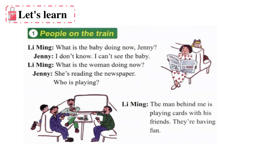 Unit 1  Lesson 5  What Are They Doing 课件(共16张PPT)