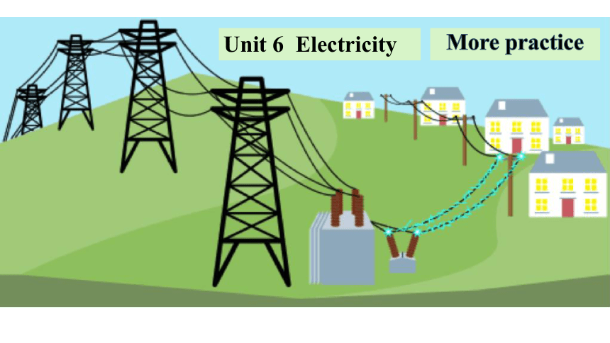 Unit 6  Electricity More practice 语言点课件(共11张PPT)