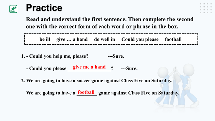 （新课标）Unit 1 Playing Sports Topic 2 I'll kick you the ball again Section A 课件(共28张PPT)+内嵌音视频