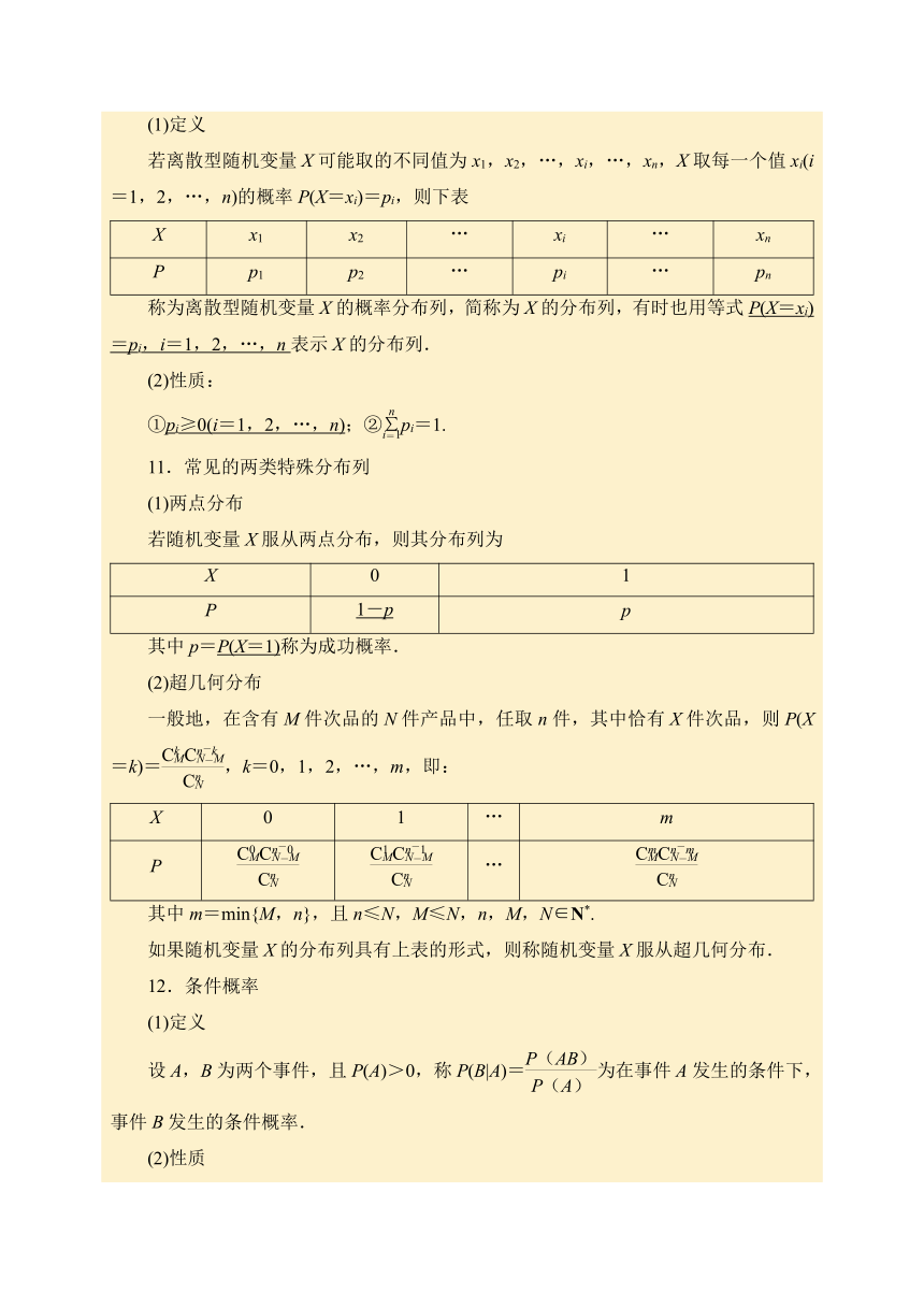 第14天 计数原理、概率、随机变量及其分布 2024年高考数学考前三轮冲刺讲与练（含解析）