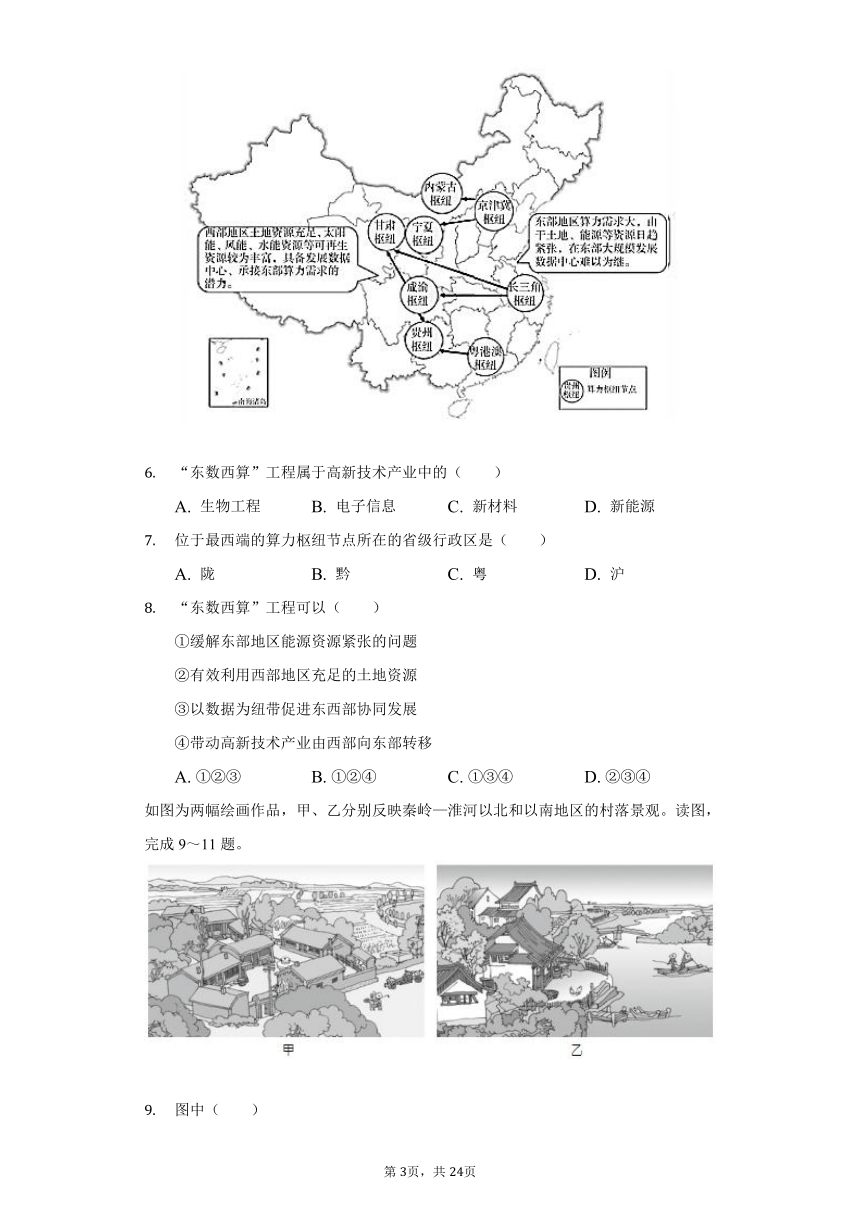 2022年北京市海淀区中考地理模拟试卷（二）（Word版含解析）
