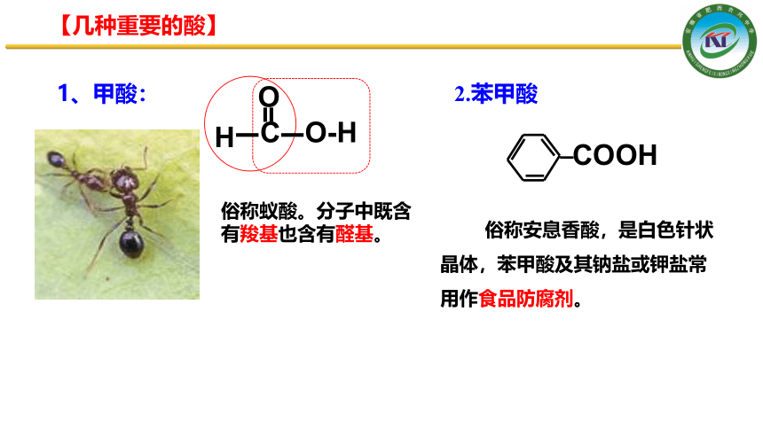 3.3 羧酸  酯1 课件（21张ppt） 2020-2021学年人教版高二化学选修5