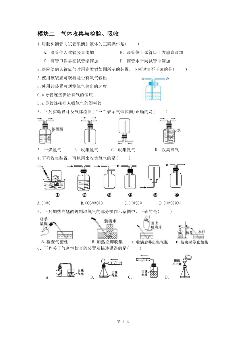 初三化学综合实验探究（PDF 无答案）